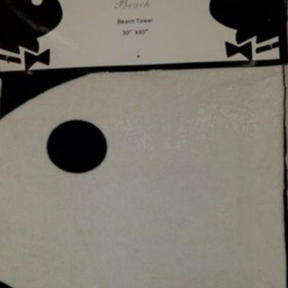 PLAYBOY BUNNY VINTAGE XL BEACH TOWEL
